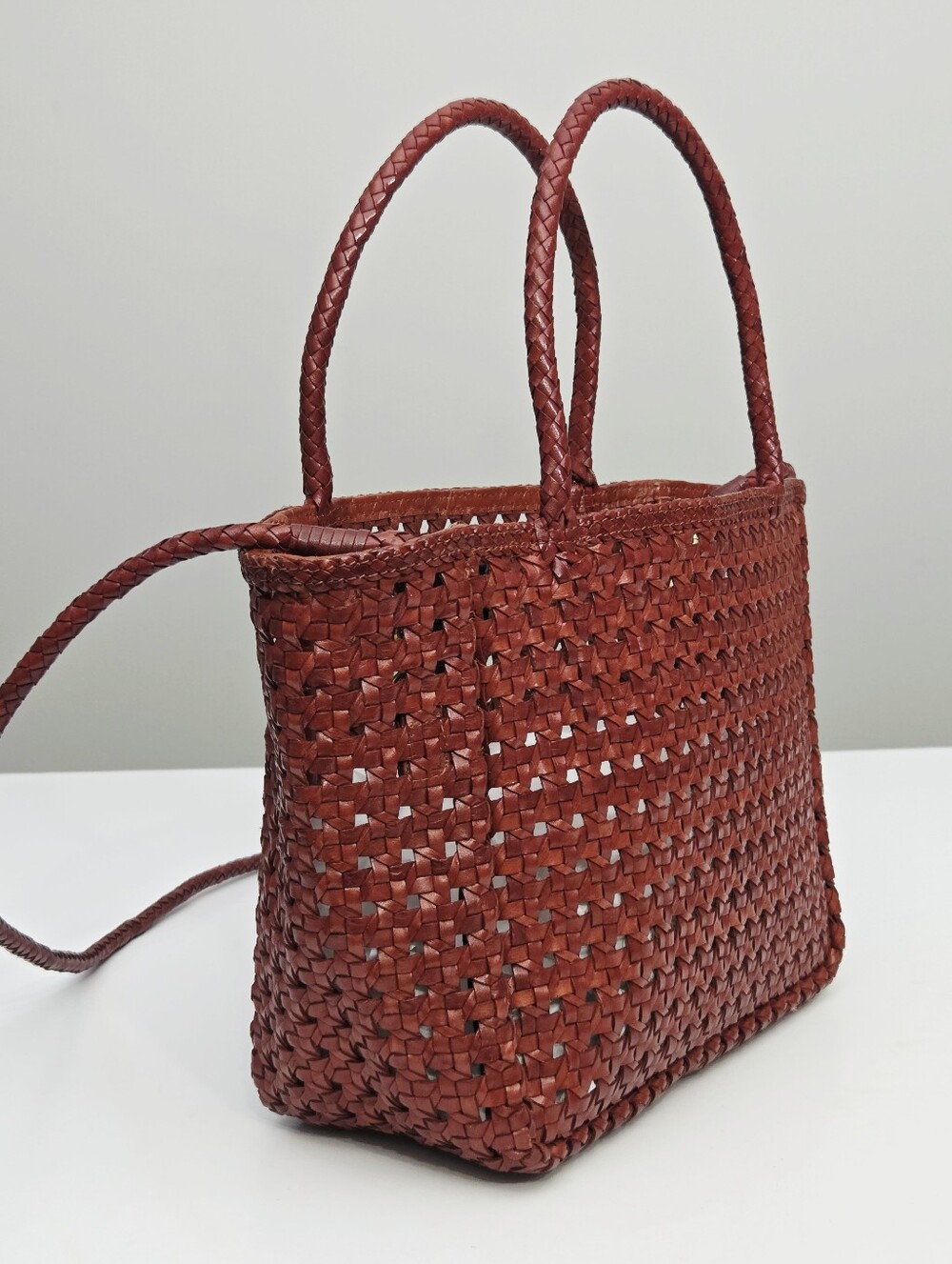 NEW MAISON N.H PARIS ANNETTE PETIT CUIR BAG - PICANTE - Picture 4 of 10